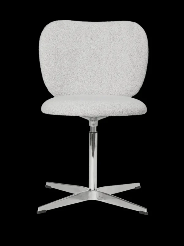 Chairs And Benches<ferm LIVING Rico Chair - Swivel - Soft Bouclé - Melange - US Off-White