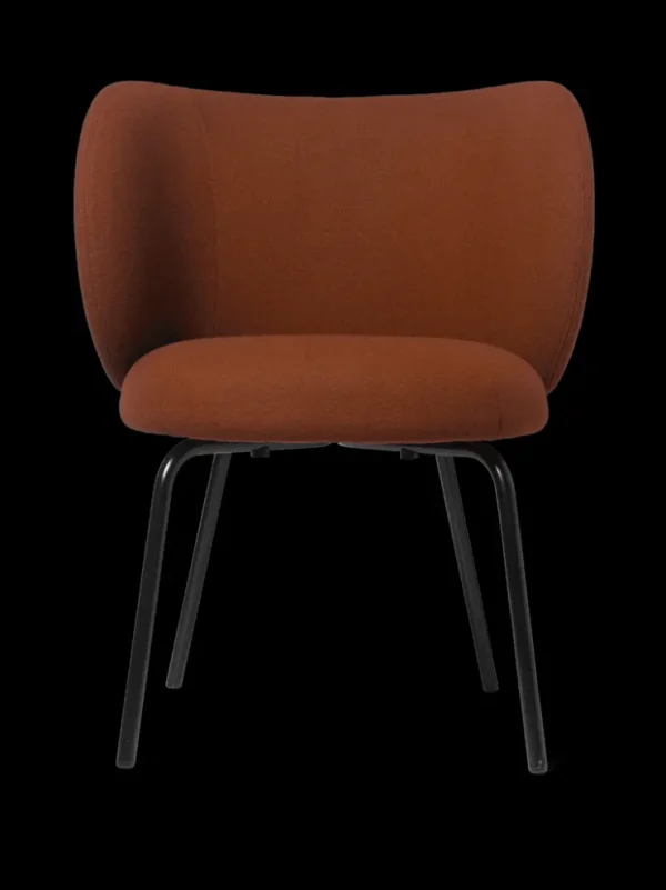 Chairs And Benches<ferm LIVING Rico Dining Chair - Black - Tonus - - US Red Brown