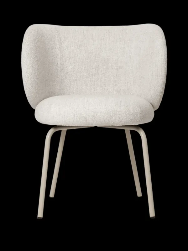 Chairs And Benches<ferm LIVING Rico Dining Chair - Cashmere - Bouclé - - US Off-White