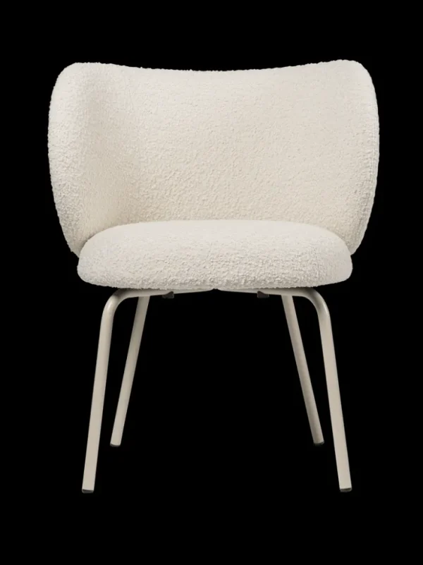 Chairs And Benches<ferm LIVING Rico Dining Chair - Cashmere - Nordic Bouclé - - US Off-White