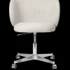 Chairs And Benches<ferm LIVING Rico Dining Chair - Castors - Bouclé - - US Off-White