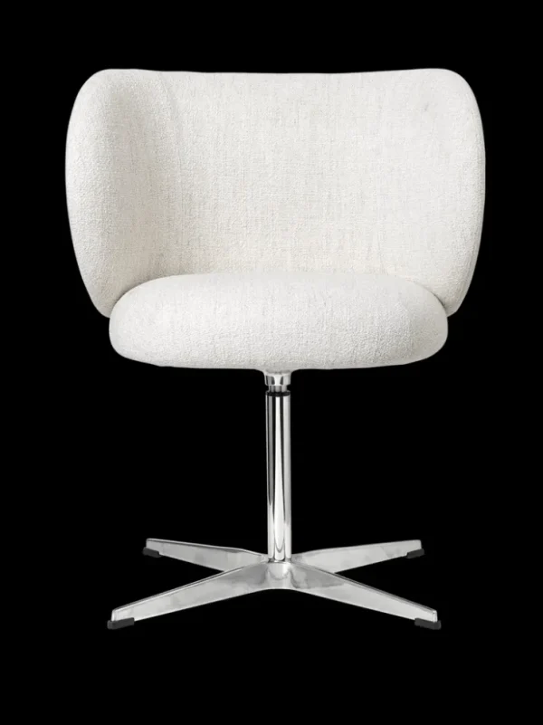 Chairs And Benches<ferm LIVING Rico Dining Chair - Swivel - Bouclé - - US Off-White