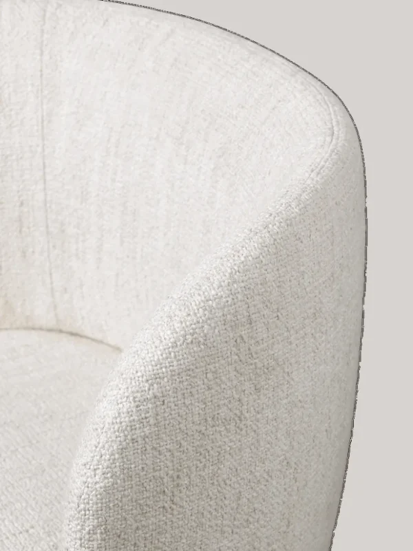 Chairs And Benches<ferm LIVING Rico Dining Chair - Swivel - Bouclé - - US Off-White