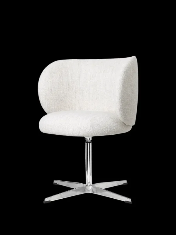 Chairs And Benches<ferm LIVING Rico Dining Chair - Swivel - Bouclé - - US Off-White