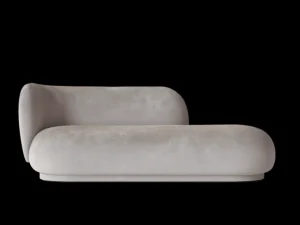 Rico | Sofas And Daybeds<ferm LIVING Rico Divan Left - Faded Velvet - - US Concrete