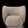 Lounge Chairs And Poufs<ferm LIVING Rico Lounge Chair - Bouclé - - US Sand