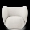 Lounge Chairs And Poufs<ferm LIVING Rico Lounge Chair - Bouclé - - US Off-White