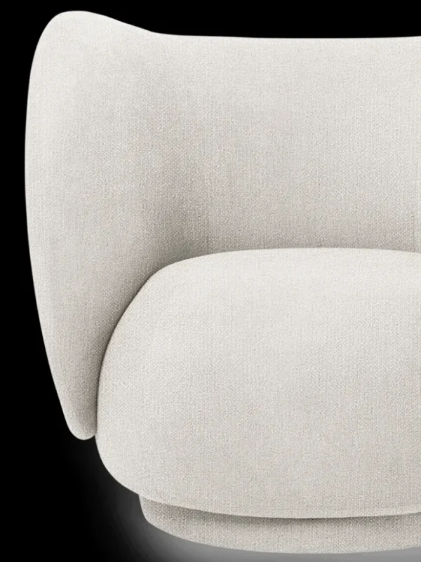 Lounge Chairs And Poufs<ferm LIVING Rico Lounge Chair - Bouclé - - US Off-White