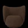 Lounge Chairs And Poufs<ferm LIVING Rico Lounge Chair - Grain - - US Chocolate