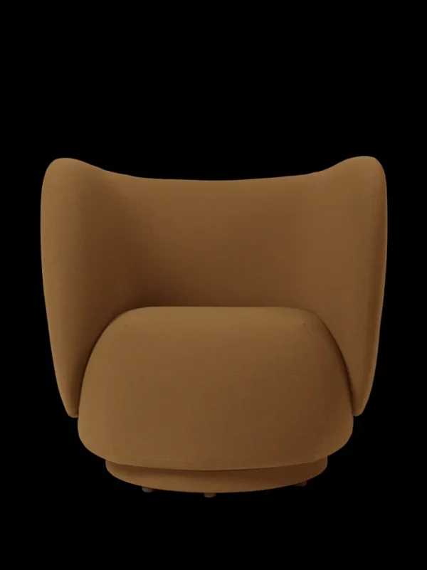 Lounge Chairs And Poufs<ferm LIVING Rico Lounge Chair - Grain - - US Caramel