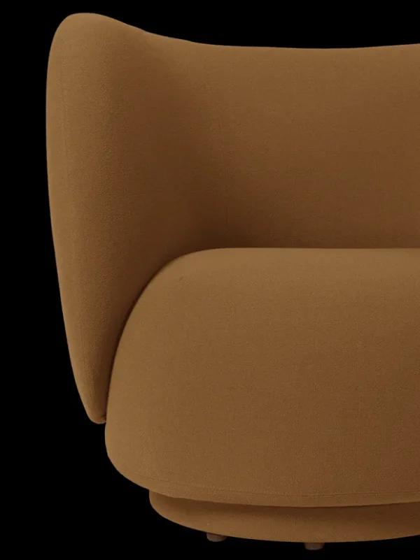 Lounge Chairs And Poufs<ferm LIVING Rico Lounge Chair - Grain - - US Caramel