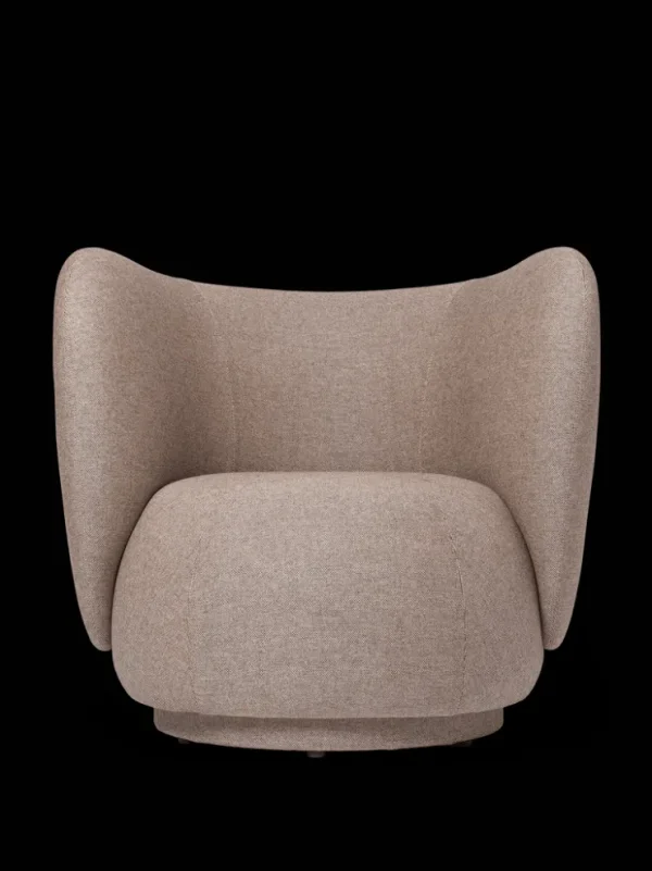 Lounge Chairs And Poufs<ferm LIVING Rico Lounge Chair - Main Line Flax - - US Coffee