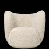 Lounge Chairs And Poufs<ferm LIVING Rico Lounge Chair - Sheepskin - - US Moonlight