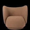 Lounge Chairs And Poufs<ferm LIVING Rico Lounge Chair - Swivel - Tonus - - US Tan