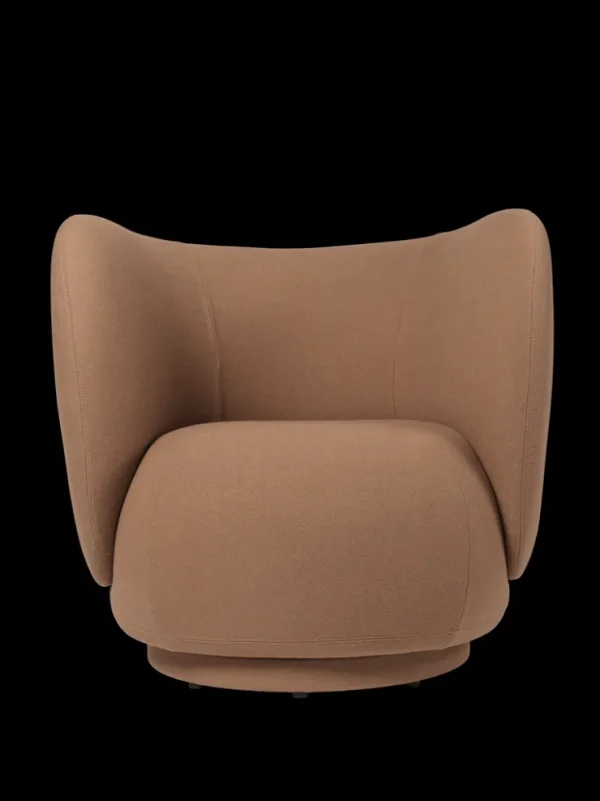 Lounge Chairs And Poufs<ferm LIVING Rico Lounge Chair - Swivel - Tonus - - US Tan