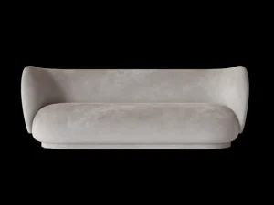 Rico | Sofas And Daybeds<ferm LIVING Rico Sofa 3 - Faded Velvet - - US Concrete