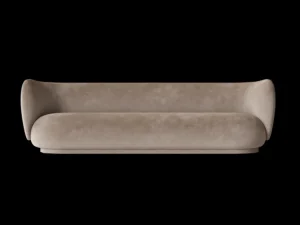 Rico | Sofas And Daybeds<ferm LIVING Rico Sofa 4 - Faded Velvet - - US Beige