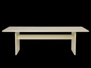 Tables<ferm LIVING Rink Dining Table - 240 x 90 - Eggshell