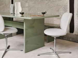 Tables<ferm LIVING Rink Dining Table - 200 x 90 - Tea Green