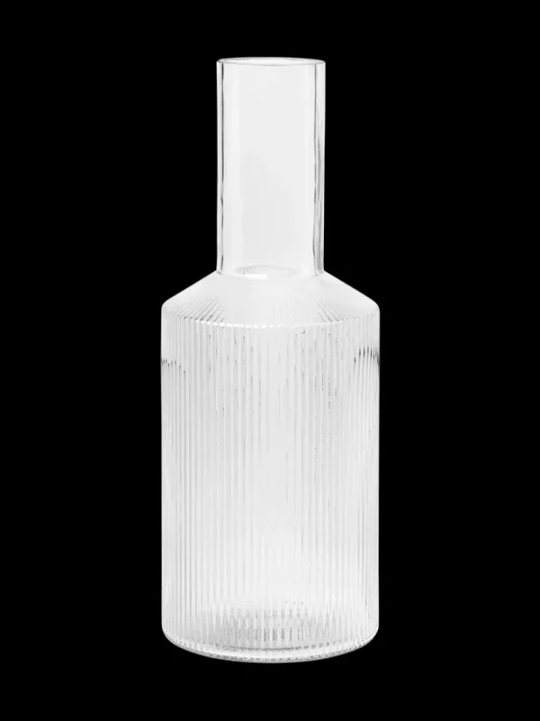 Carafes<ferm LIVING Ripple Carafe - Clear