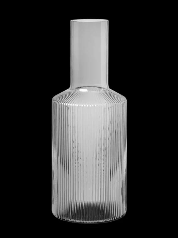 Carafes<ferm LIVING Ripple Carafe - Smoked Grey