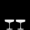 Glasses<ferm LIVING Ripple Champagne Saucers - Set of 2 - Clear