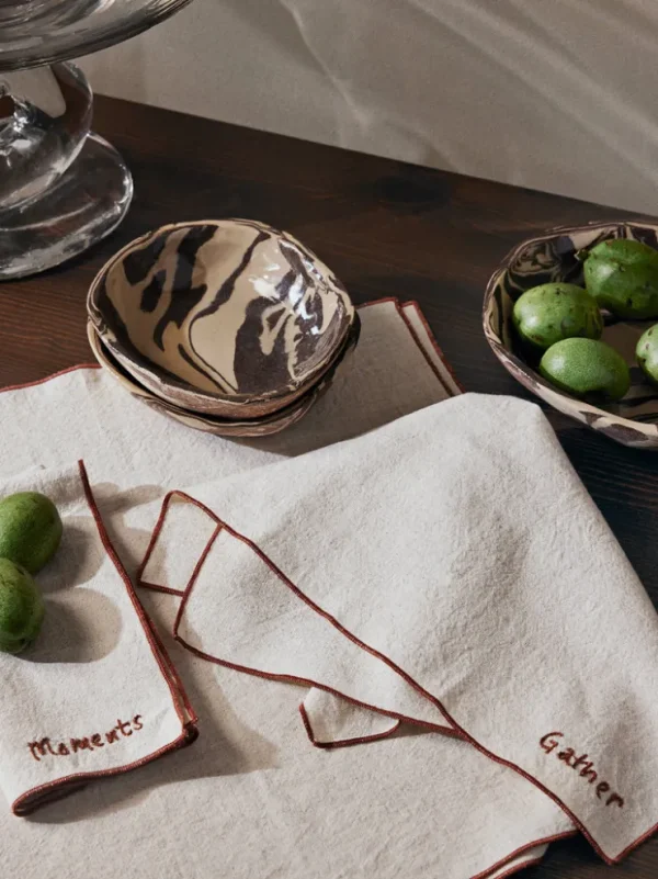 Plates And Bowls<ferm LIVING Ryu Bowl - 15.5 - Sand/ Brown