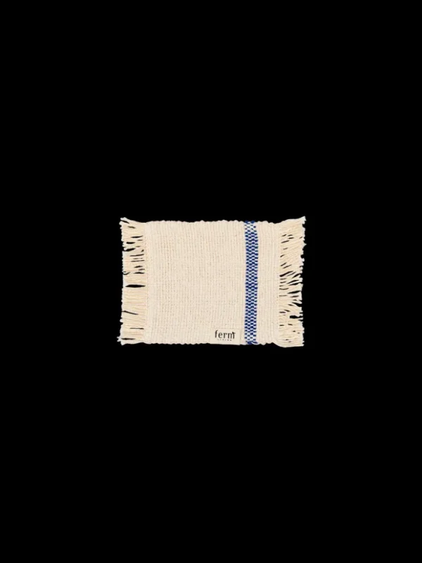 Kitchen Textiles<ferm LIVING Savor Coasters - Set of 4 - Off-white/ Blue