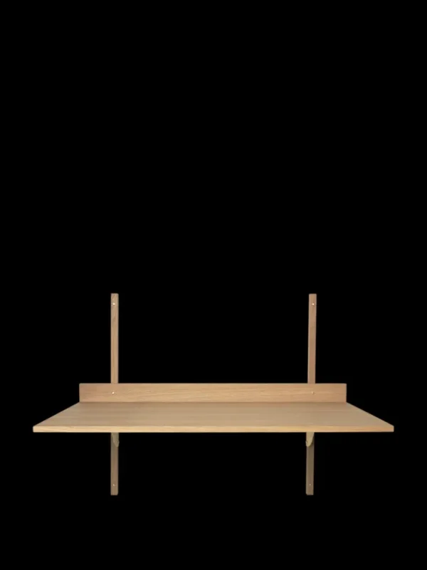 Tables<ferm LIVING Sector Desk - /Brass Natural Oak