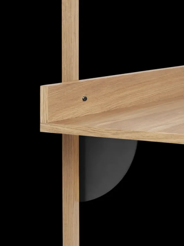 Tables<ferm LIVING Sector Desk - /Black Brass Natural Oak