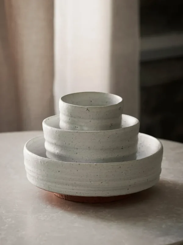 Plates And Bowls<ferm LIVING Serena Bowl - Ø18 - Off-White