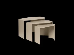 Tables<ferm LIVING Shard Cluster Tables - Set of 3 - Cashmere