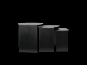 Tables<ferm LIVING Shard Cluster Tables - Set of 3 - Black