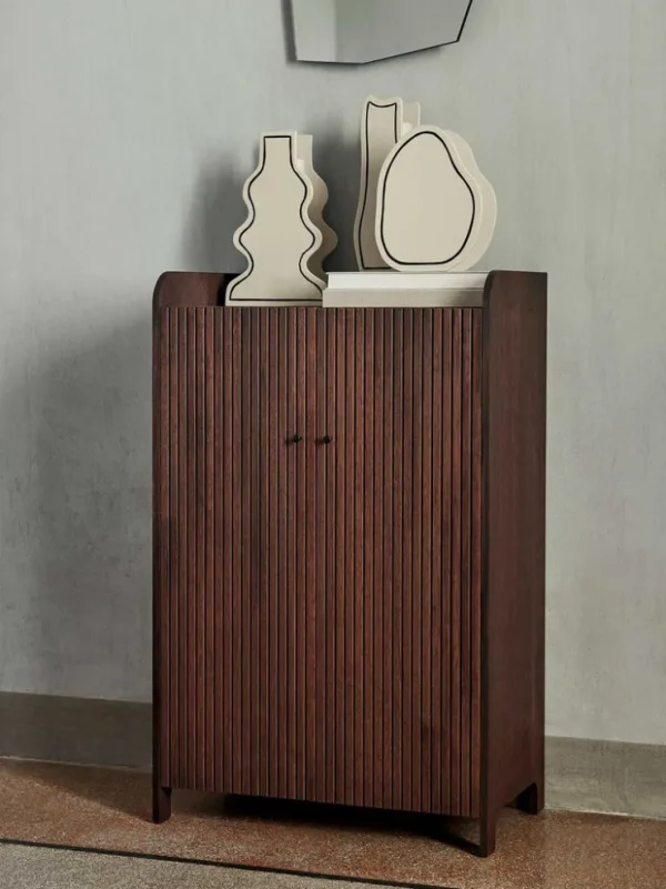 Storage And Shelves<ferm LIVING Sill Cupboard - Low - Dark Stained Oak