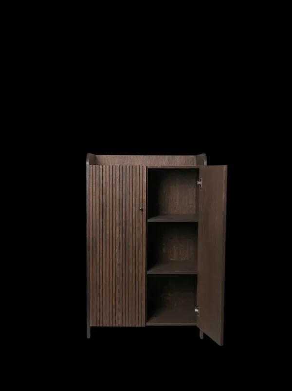 Storage And Shelves<ferm LIVING Sill Cupboard - Low - Dark Stained Oak