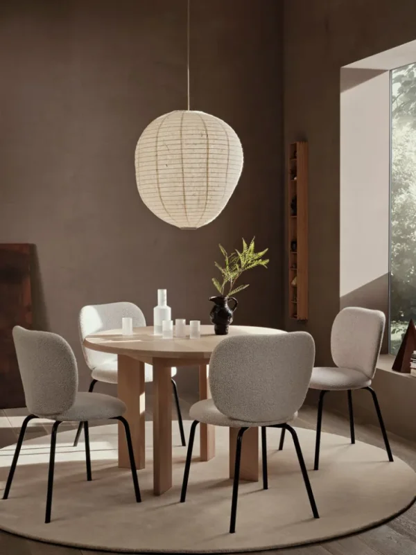 Round Rugs<ferm LIVING Stille Tufted Rug - Round - Off-White