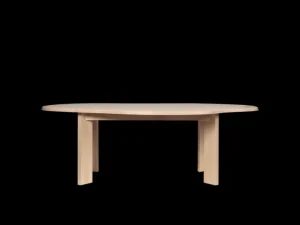 Tables<ferm LIVING Tarn Dining Table - 220 - White Oiled Beech