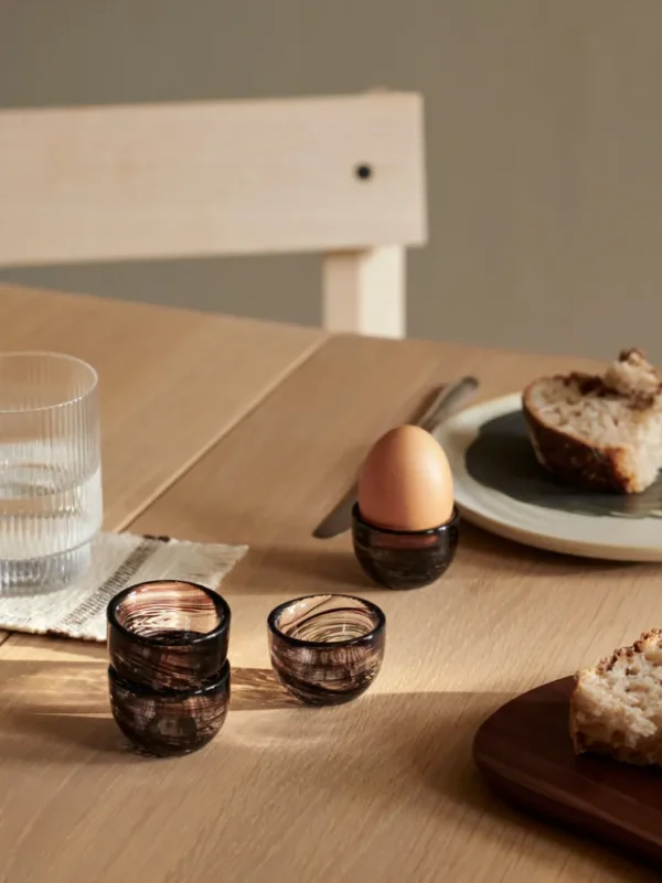 Kitchen Tools And Utensils | Plates And Bowls<ferm LIVING Tinta Egg Cups - Set of 4 - Deep Brown Dark Brown