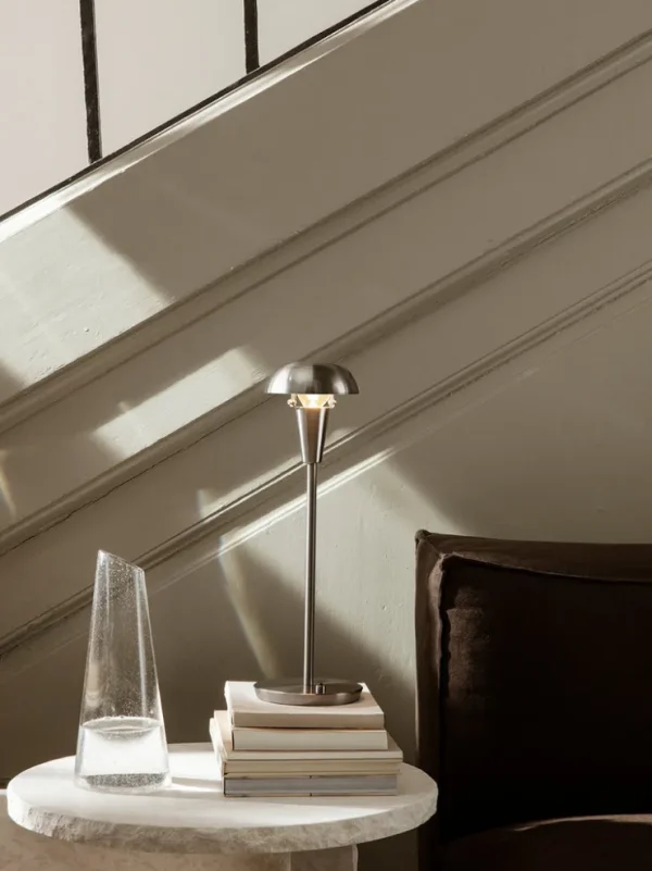 Table Lamps<ferm LIVING Tiny Table Lamp - Steel - UL Stainless Steel