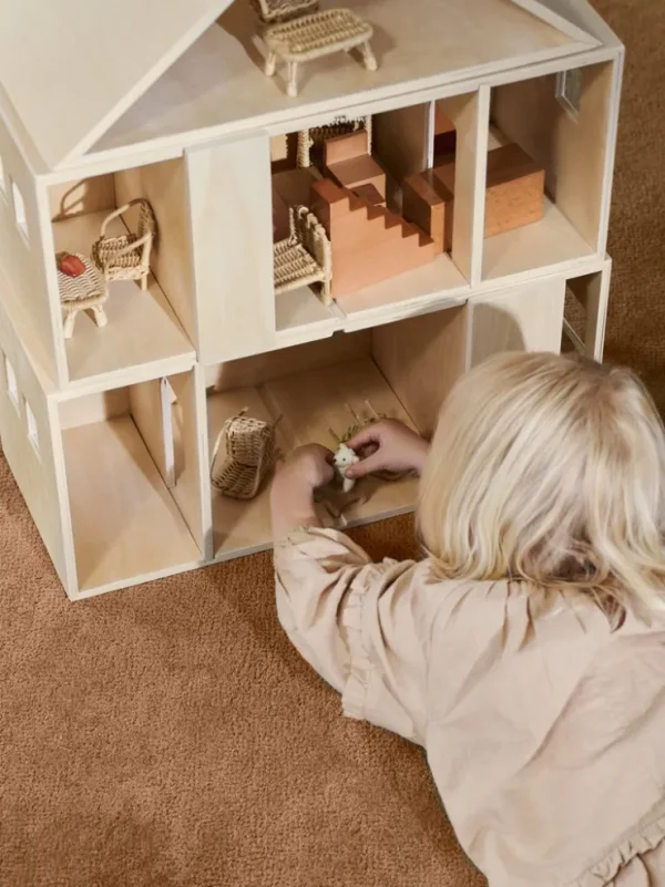 Toys<ferm LIVING Toro Stackable House - Natural