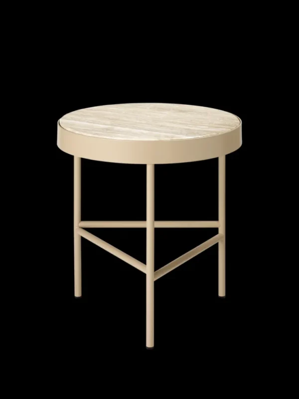 Tables<ferm LIVING Travertine Table - Medium - Cashmere