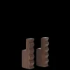 Hooks And Holders<ferm LIVING Unda Hooks - Set of 2 - Dark Brown