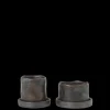 Plant Pots<ferm LIVING Uneru Mini Pots - Set of 2 - Black