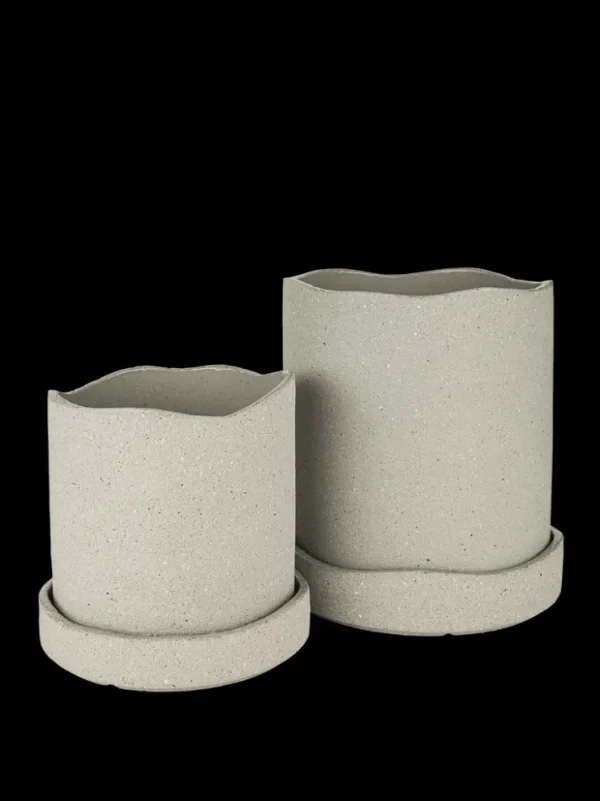 Plant Pots<ferm LIVING Uneru Pot - Ø16 - Grey