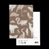 Wallpaper Samples | Wallpaper<ferm LIVING Wallpaper Sample - Katie Scott Animals - Toffee