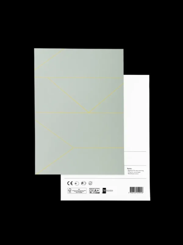 Wallpaper Samples | Wallpaper<ferm LIVING Wallpaper Sample - Lines - Mint