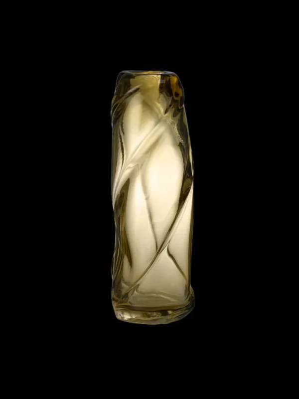 Vases<ferm LIVING Water Swirl Vase - Tall - Light Yellow