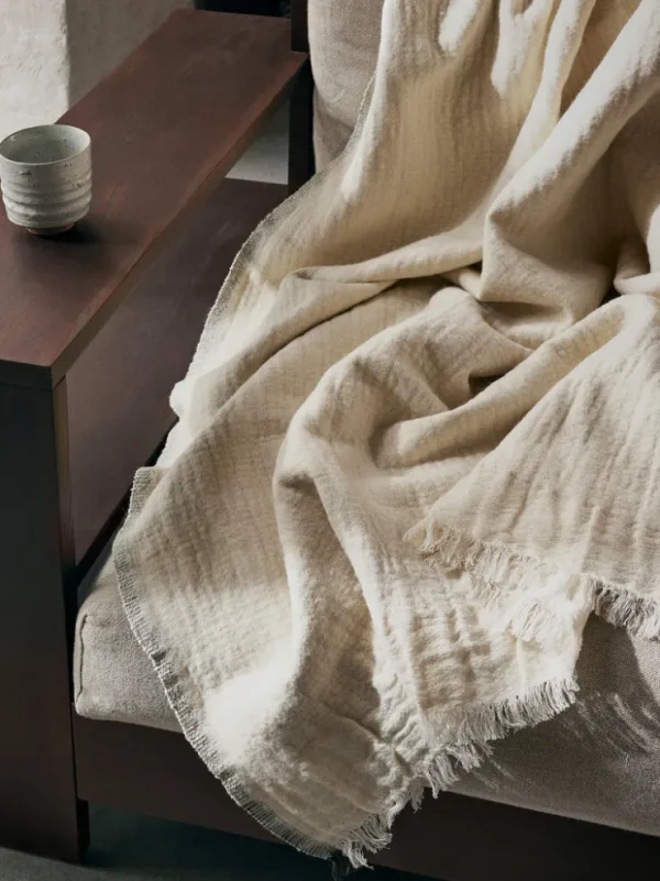 Bedding And Throws<ferm LIVING Weaver Throw - Off-White