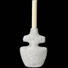 Candleholders<ferm LIVING Yara Candle Holder - Medium - Grey Pumice Light Grey