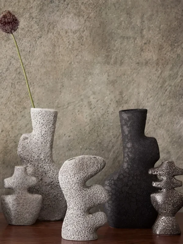 Vases<ferm LIVING Yara Vase - Small - Grey Pumice Light Grey